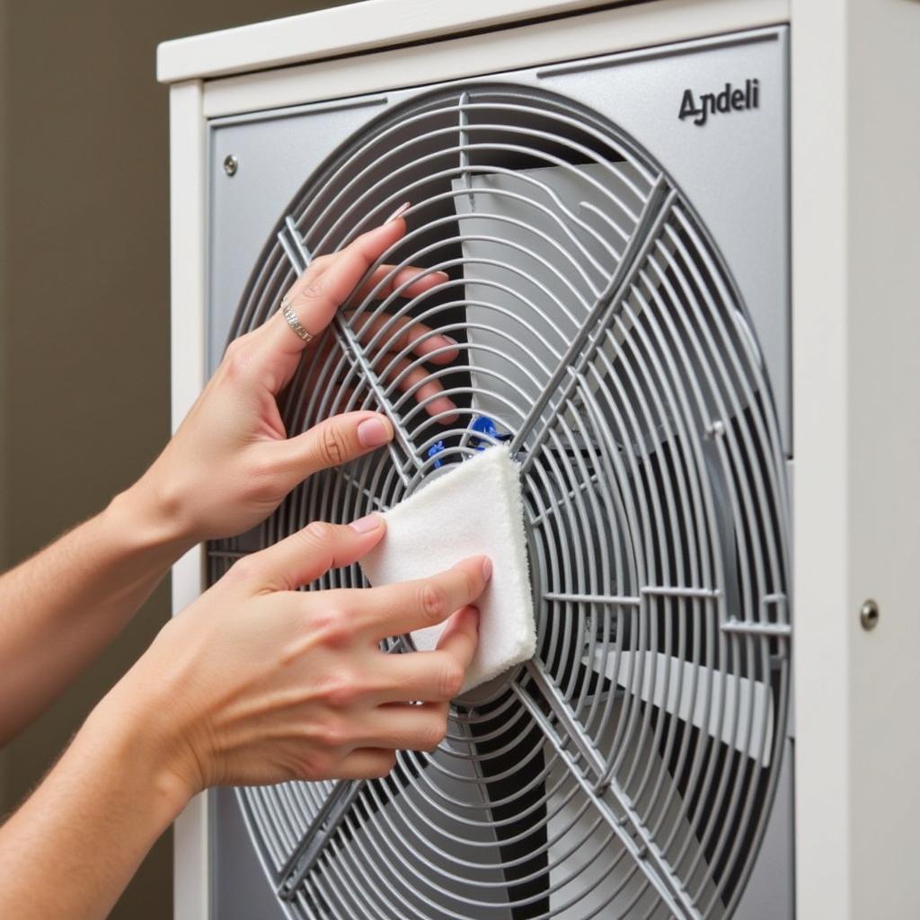 Cleaning an Andeli Cabinet Fan