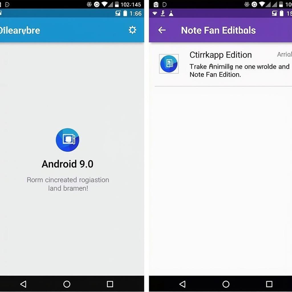 Booting into Android 9.0 on Note Fan Edition