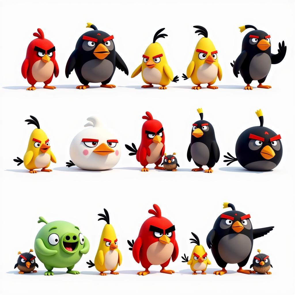 Angry Birds Character Lineup