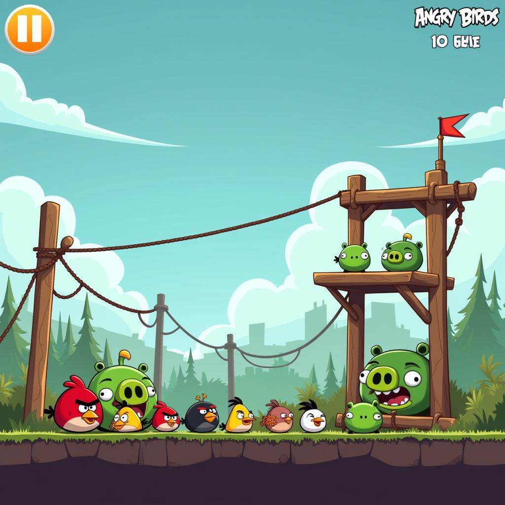 Early Angry Birds Gameplay