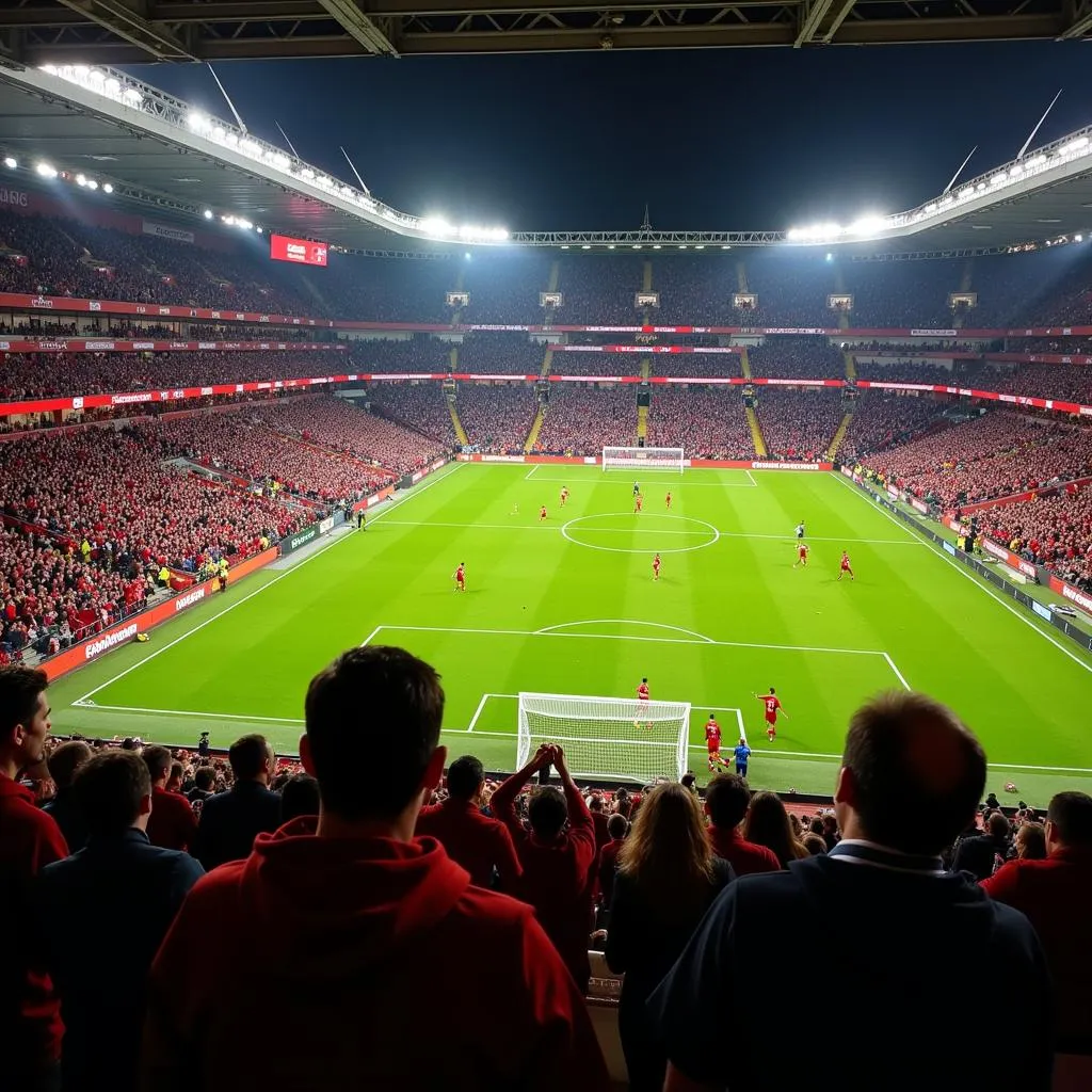 Angry Liverpool Fans at Anfield: A Tense Atmosphere