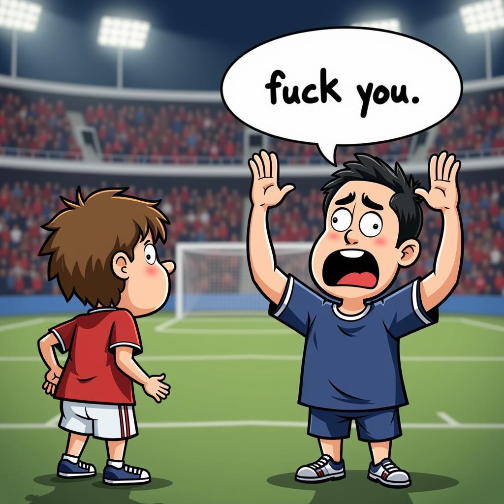 Animated GIF Showing Fan Frustration