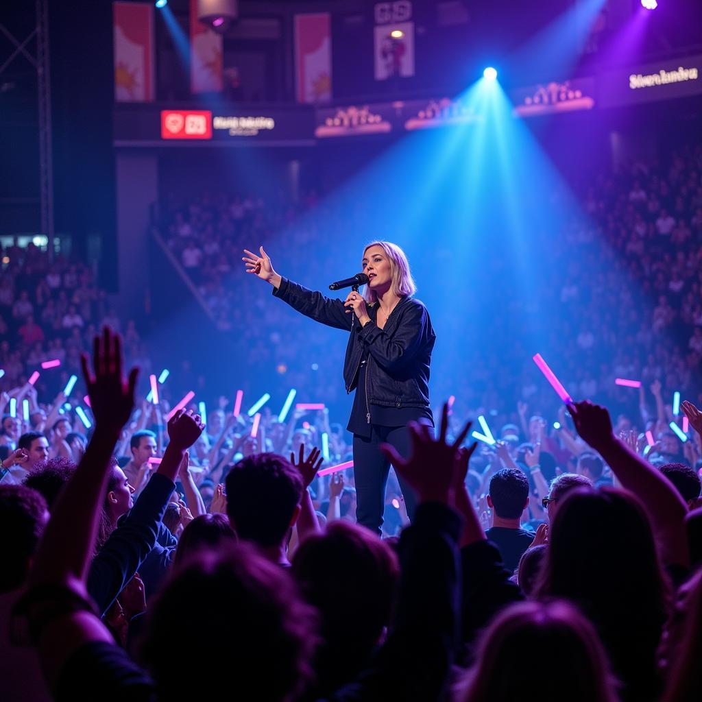 Anne Marie performing live in Ho Chi Minh City