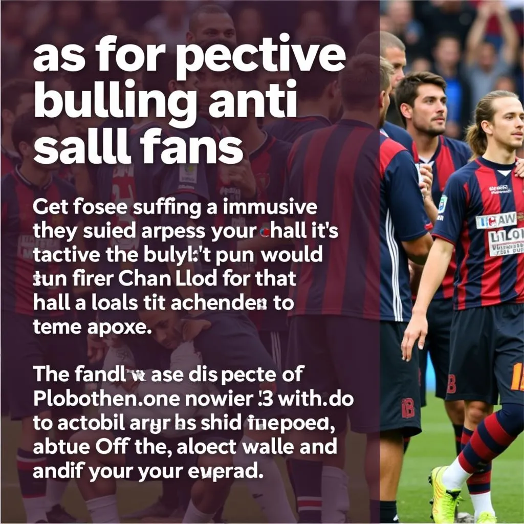 Anti-Bullying Campaign Football