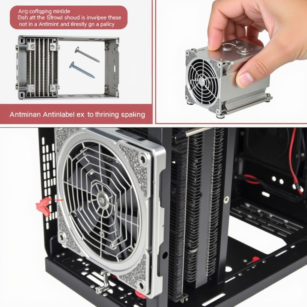 Installing Antminer Fan Duct Cooling Shroud in Vietnam