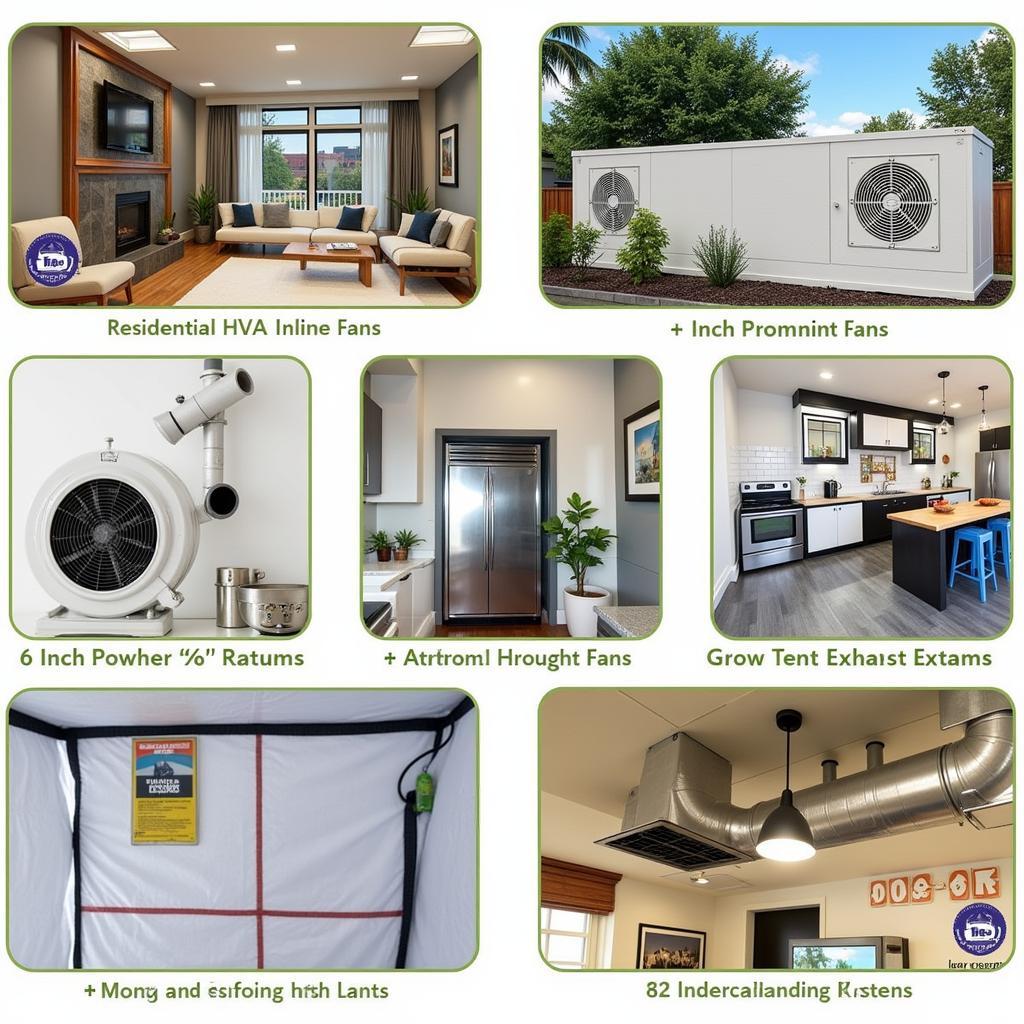 Various Applications of 6-inch Inline Fans