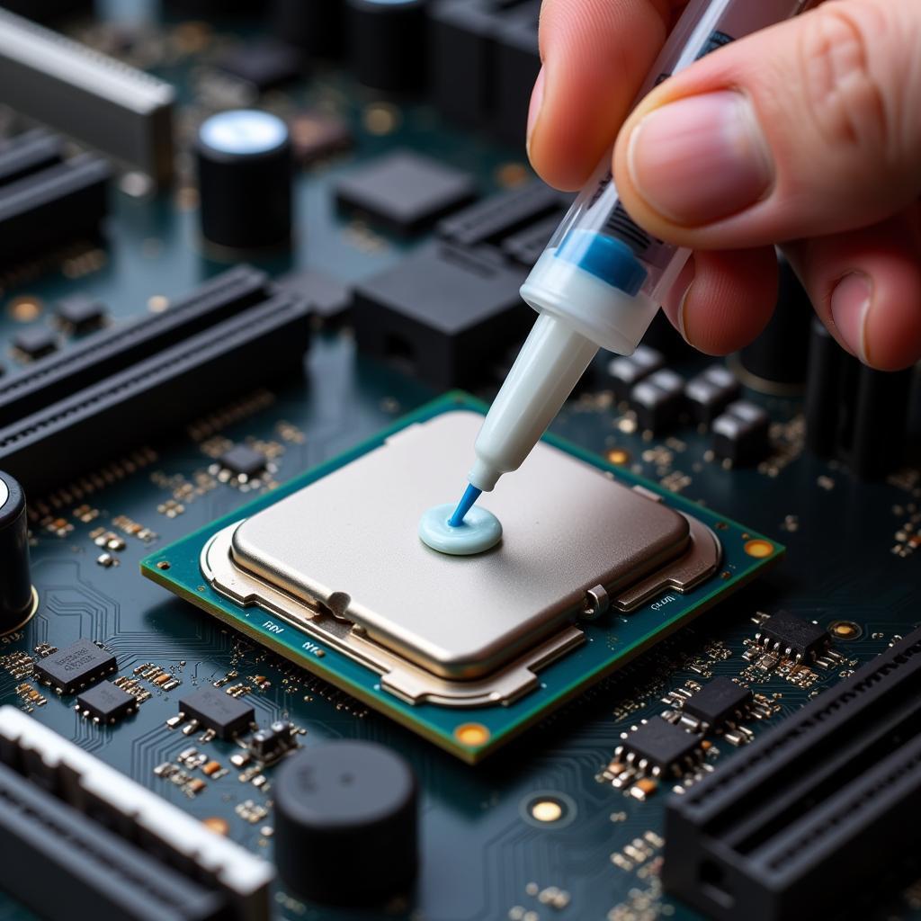 Applying Thermal Paste on CPU