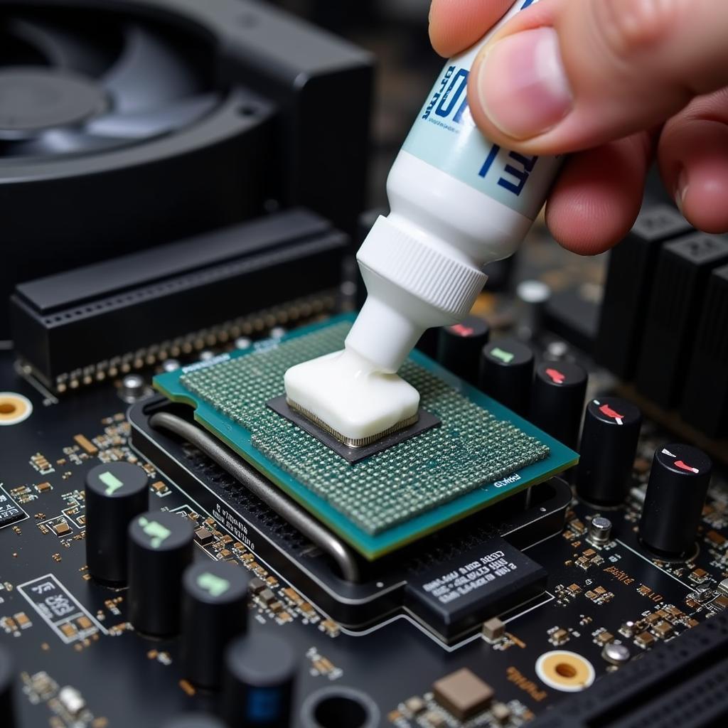 Applying Thermal Paste to CPU