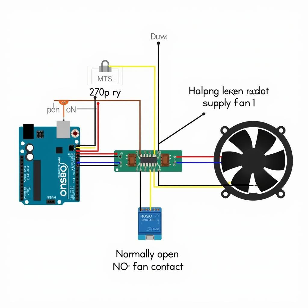 Arduino 220V Fan Control Wiring Diagram