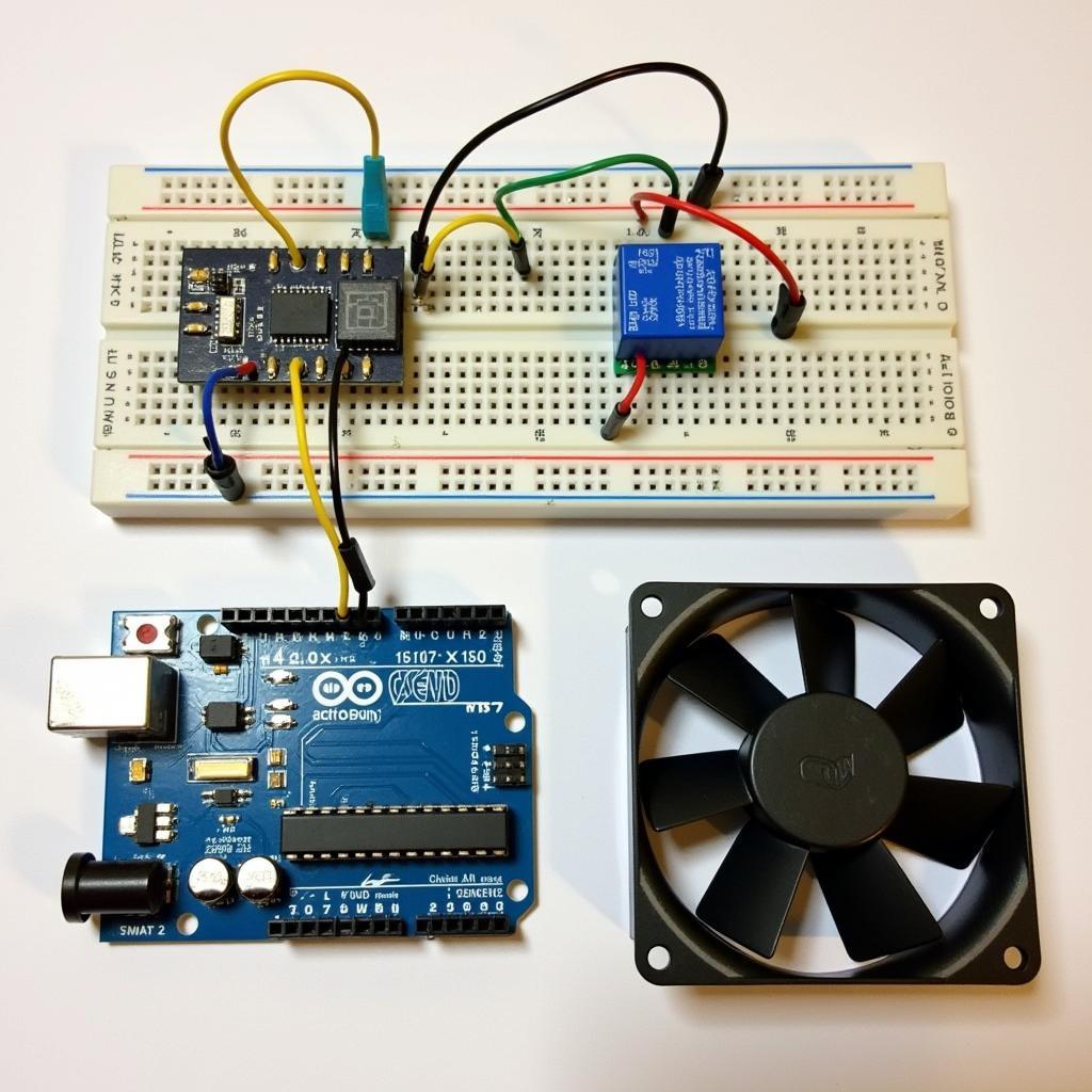 Arduino Uno Controlling a Fan with a Relay Module