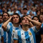 Argentina fans in despair