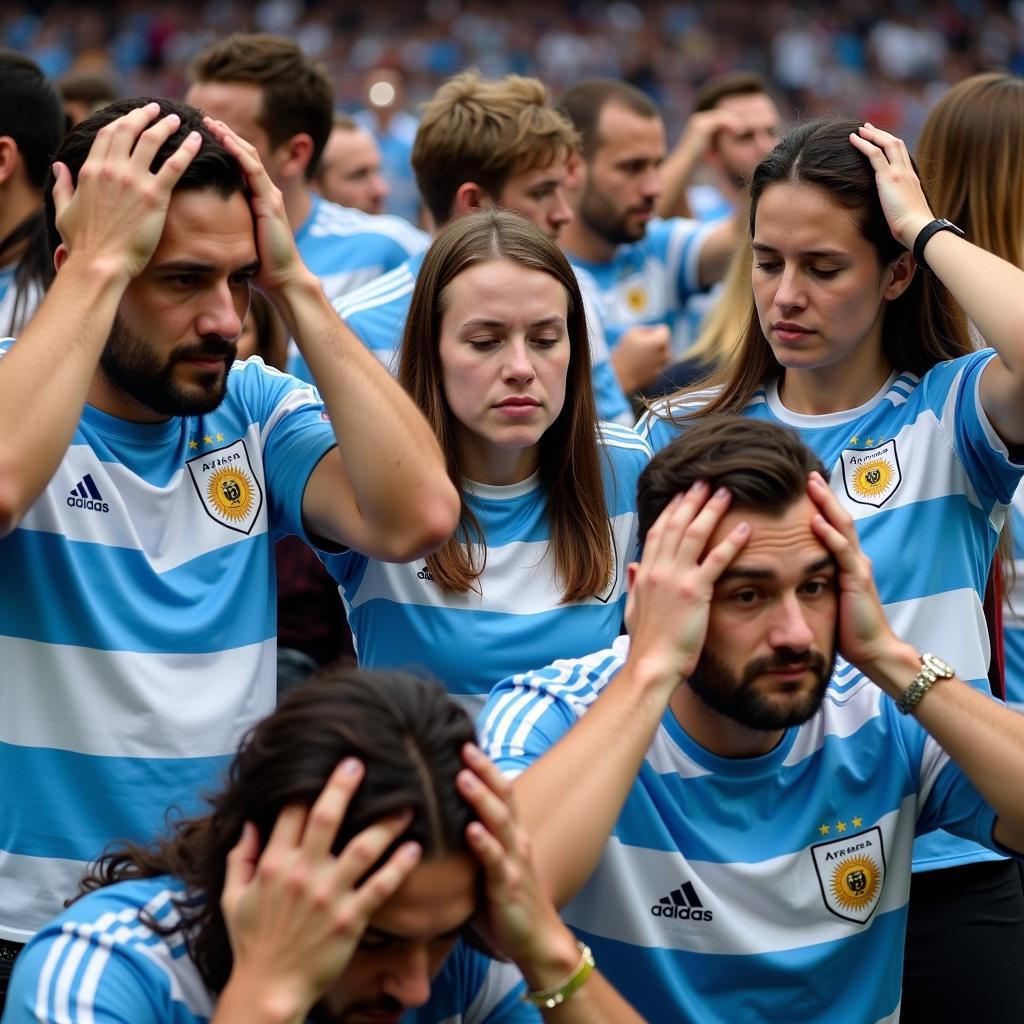 Argentina Fans React to World Cup Loss Against Croatia