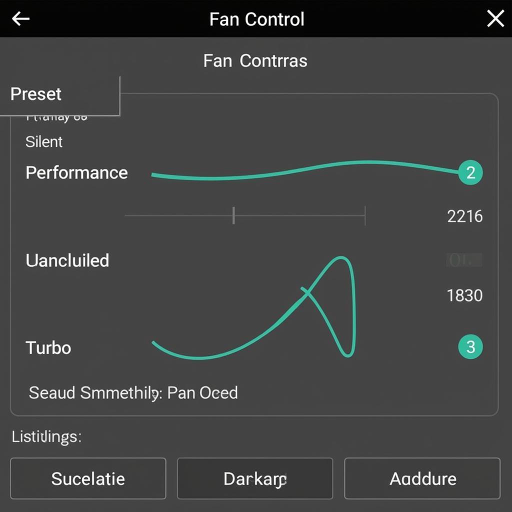 Armoury Crate Fan Control Interface