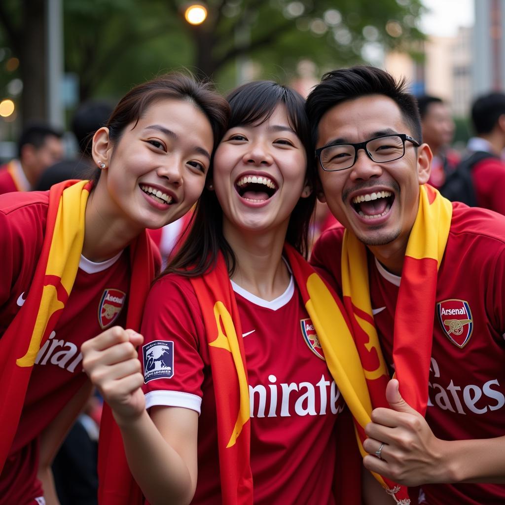 Arsenal Fans in Vietnam