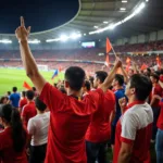 ASEAN fans celebrating a goal