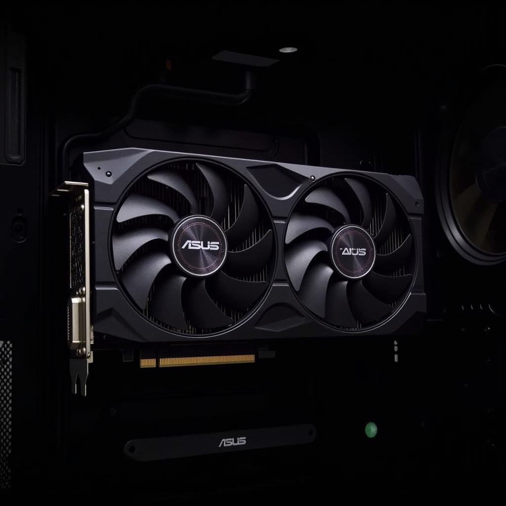 ASUS 1060 6GB Dual Fan in action