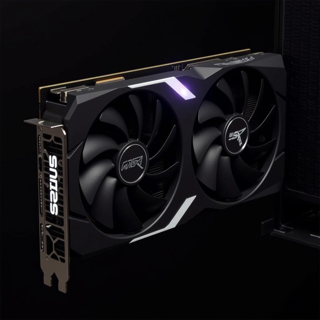 ASUS GeForce GTX 1050 Ti Dual Fan in action