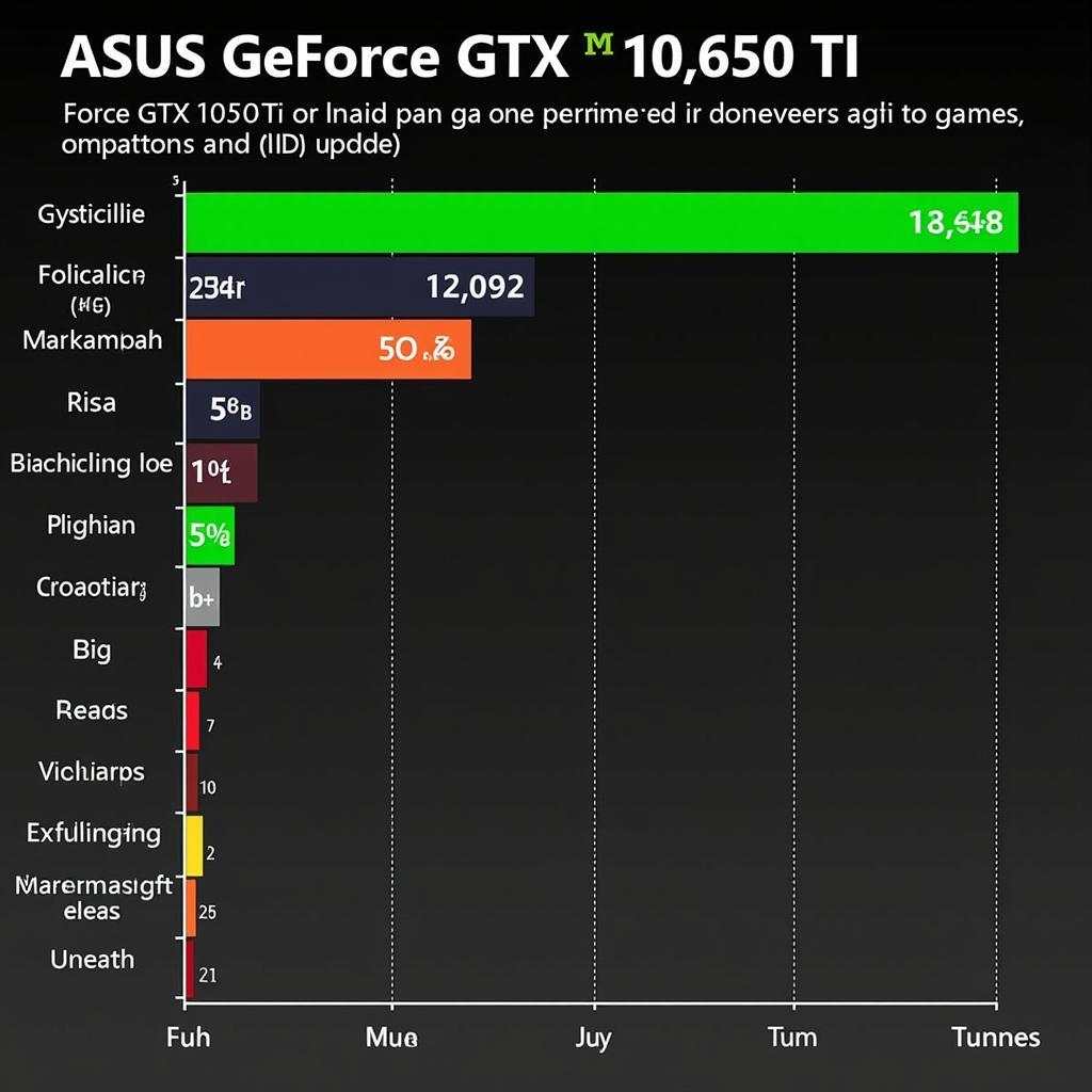 Performance graph of ASUS GeForce GTX 1050 Ti