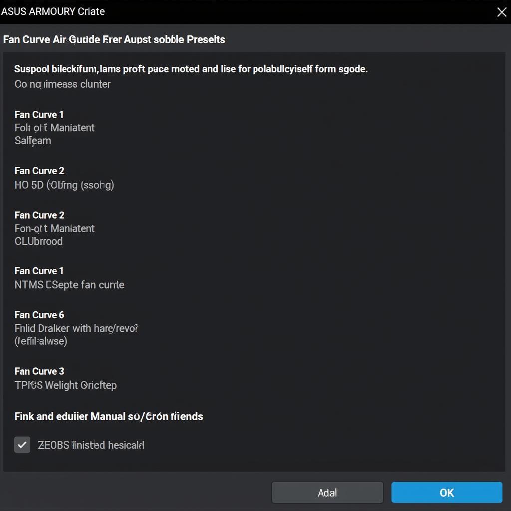 Adjusting ASUS ROG Fan Curve