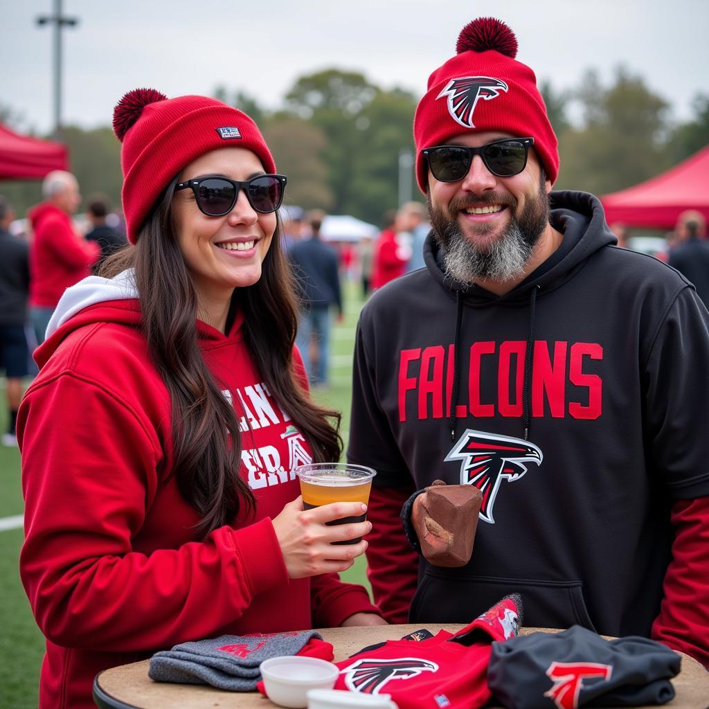 Atlanta Falcons Fans Tailgating