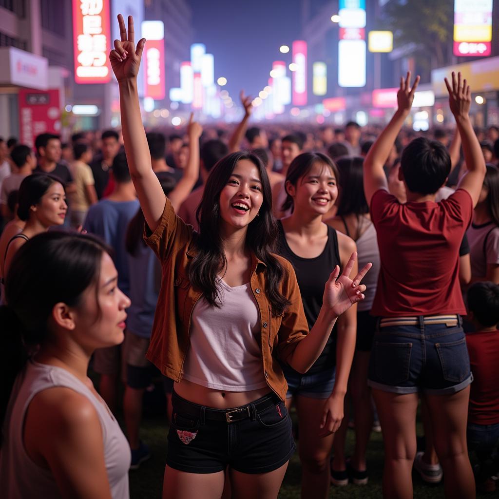 Vietnamese Fans at an Attack on Titan Gathering