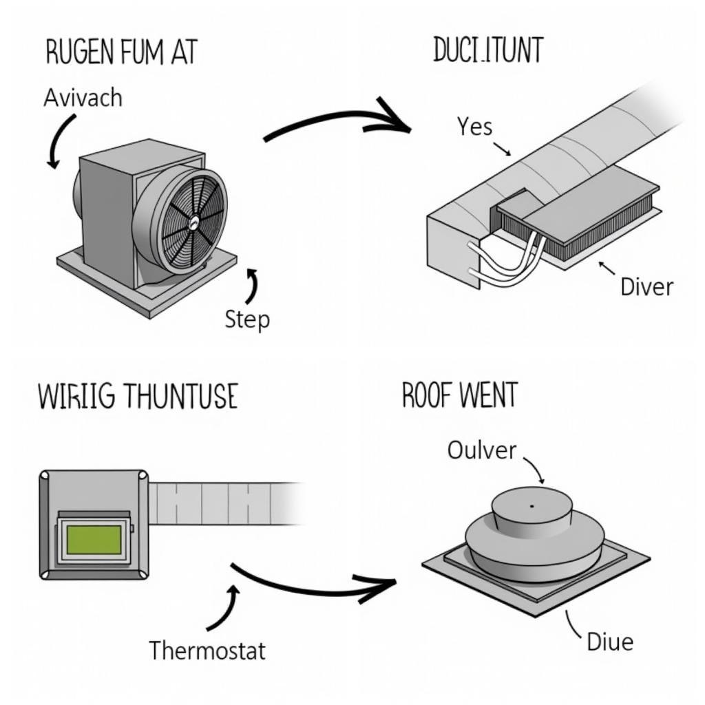 Attic fan installation process