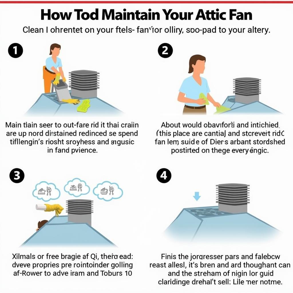 Essential maintenance tips for attic fans.