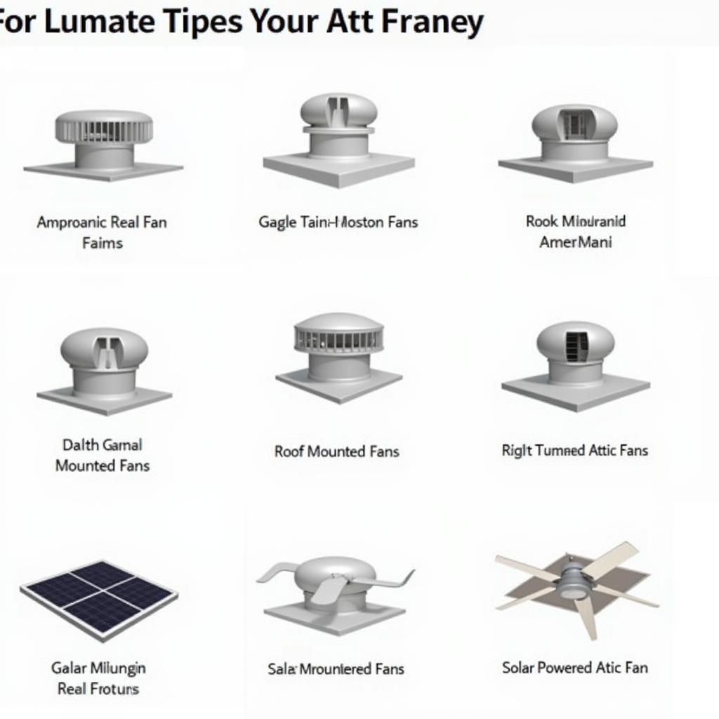 Different Types of Attic Fans in Dallas Homes