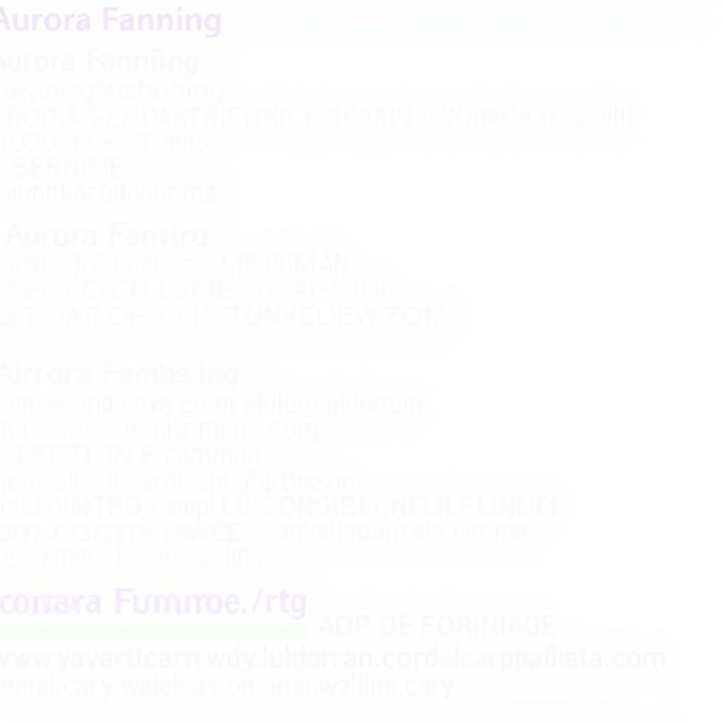 Aurora Fanning Search Results