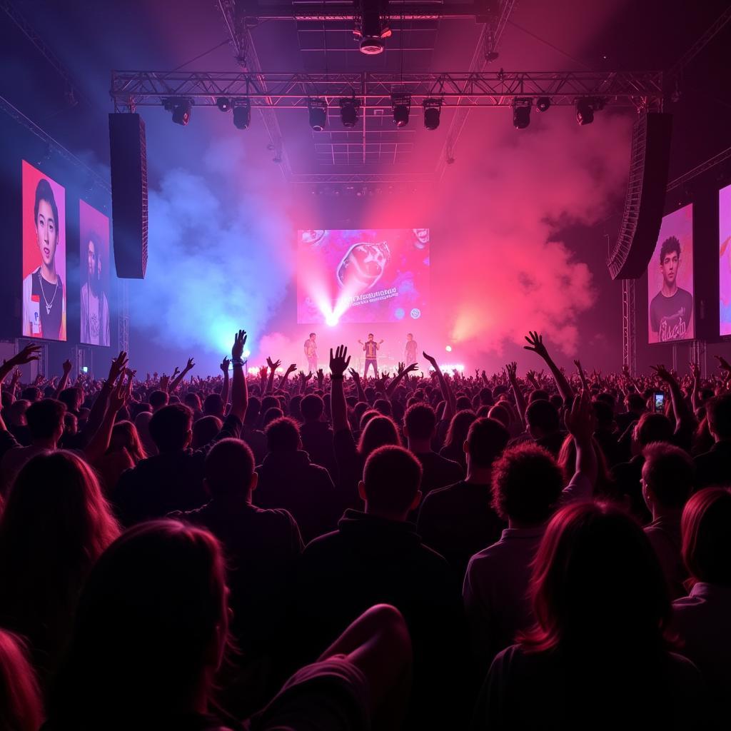 Austrian K-Pop Fans at a Concert