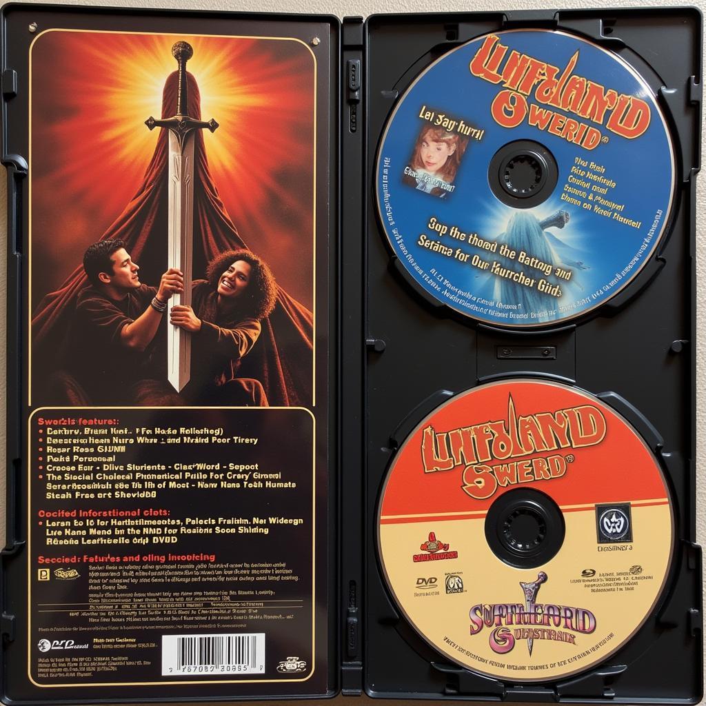 Close-up image of a legitimate Naked Sword DVD