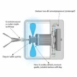 Automatic Cooling Fan Mechanism Diagram