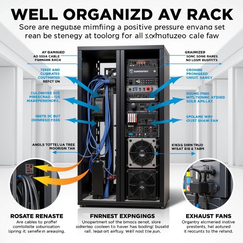 Optimized AV Rack Cooling Setup