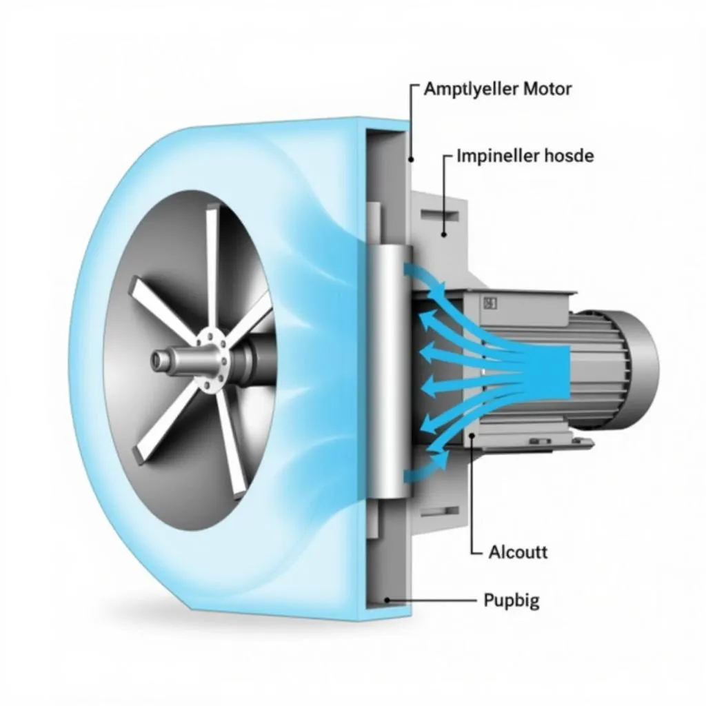 Axial fan design schematic