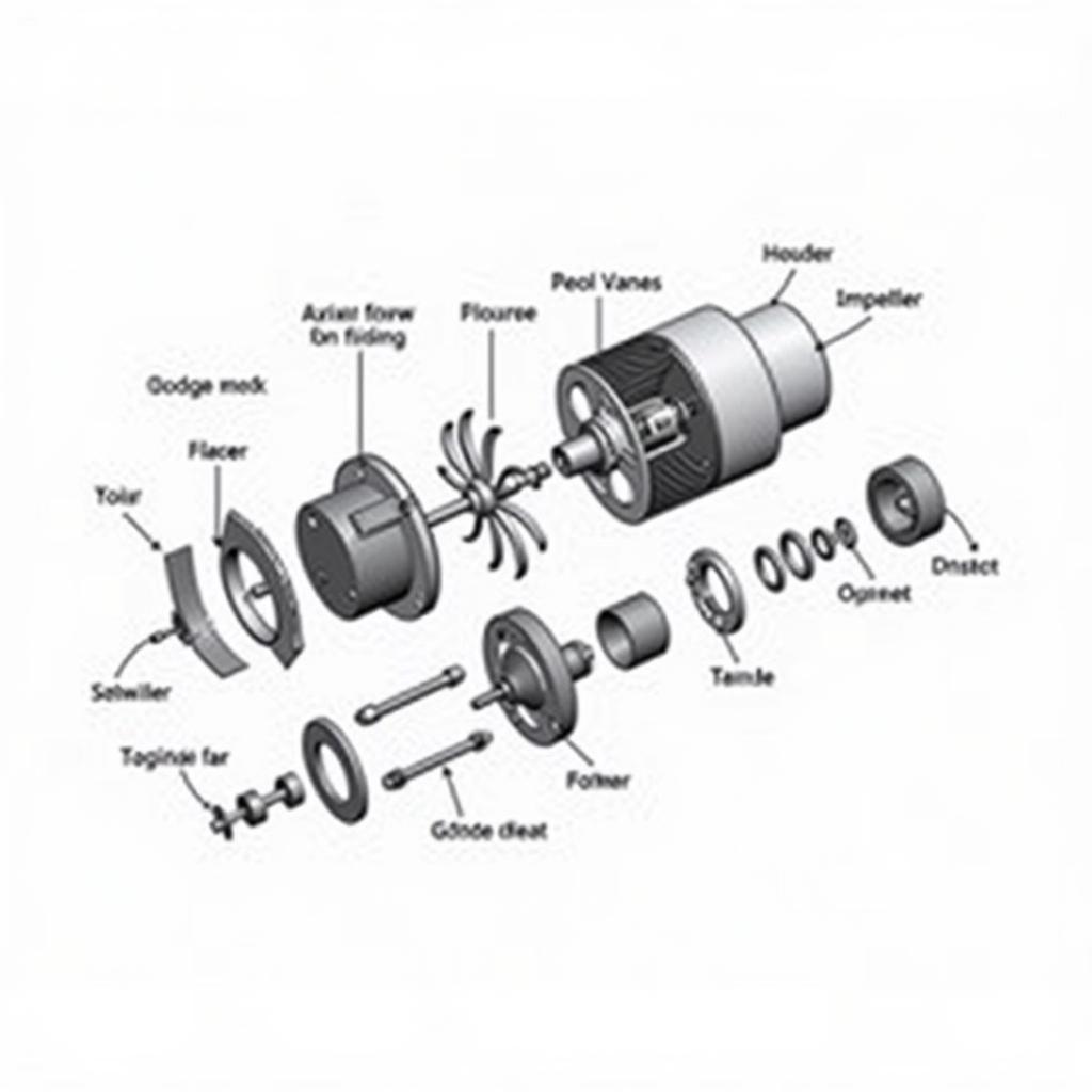 Axial Flow Fan Components Diagram