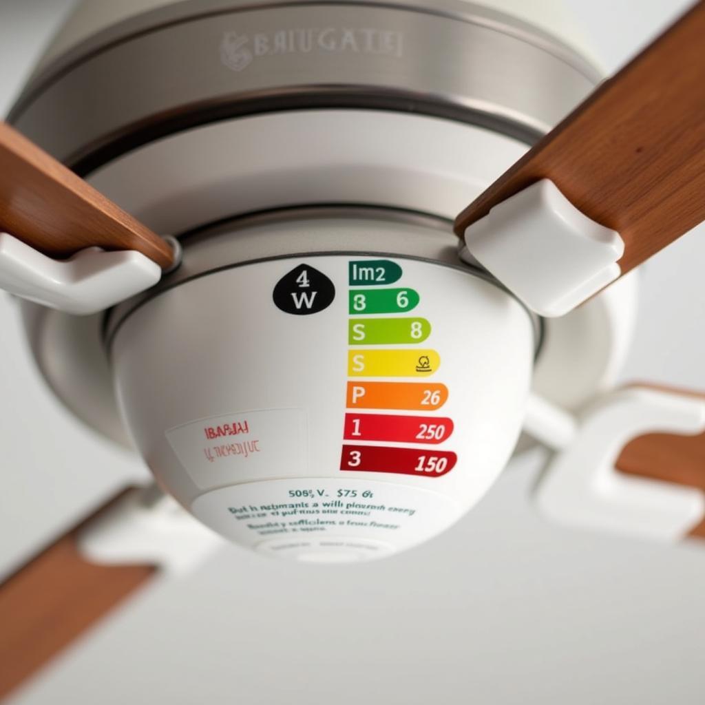 Bajaj Energy Efficient Ceiling Fan with Rating Label