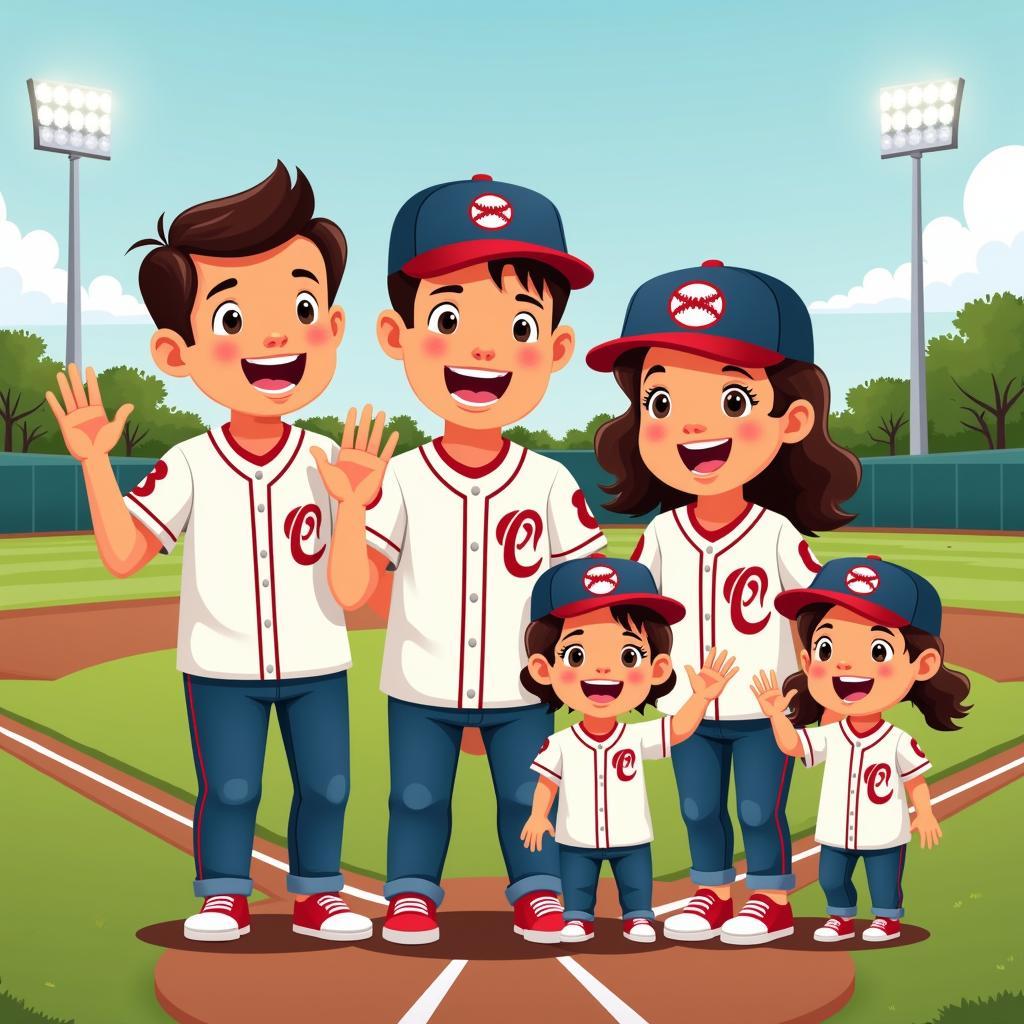 Baseball Fan Clipart Family