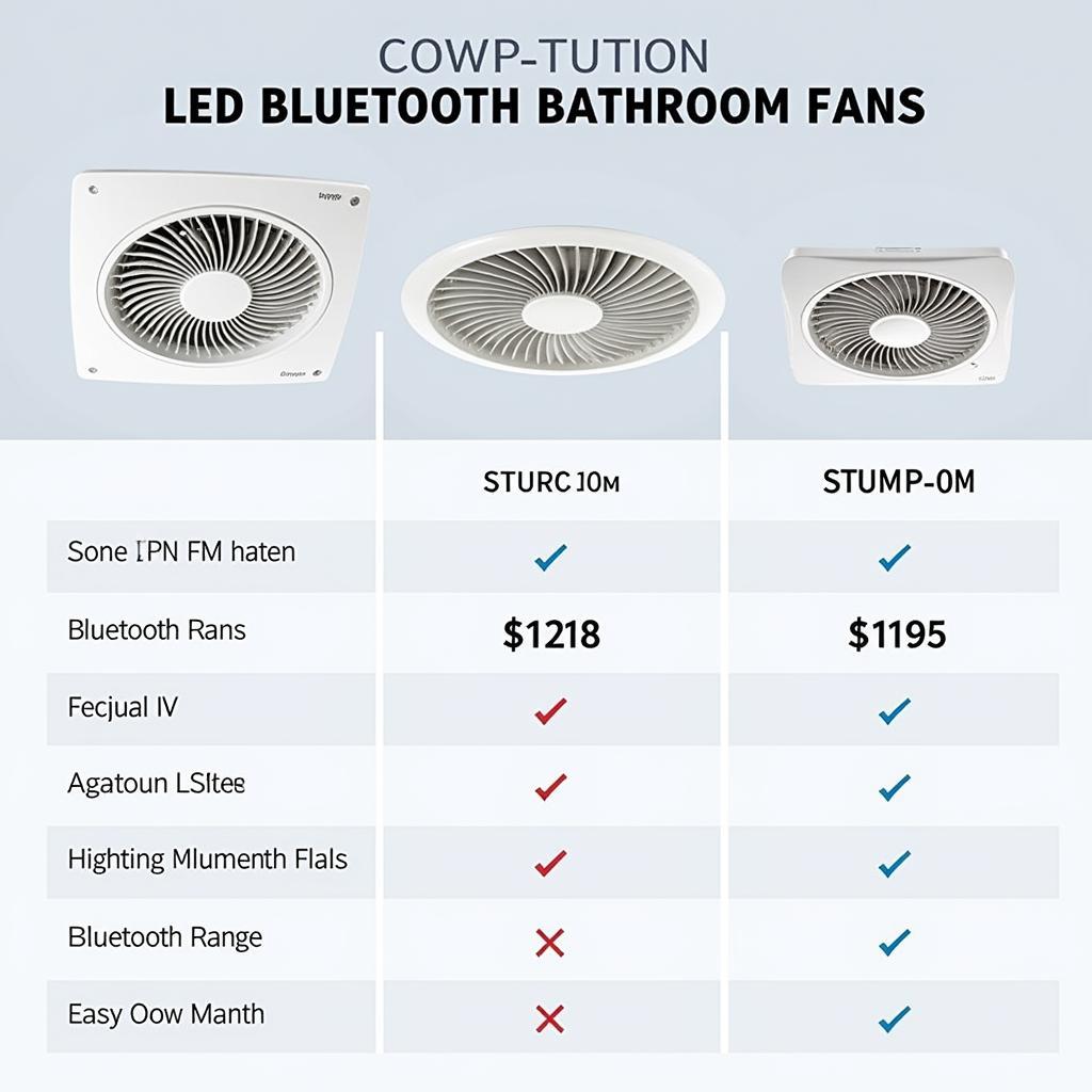 Comparison of Bathroom Fan Light Speakers