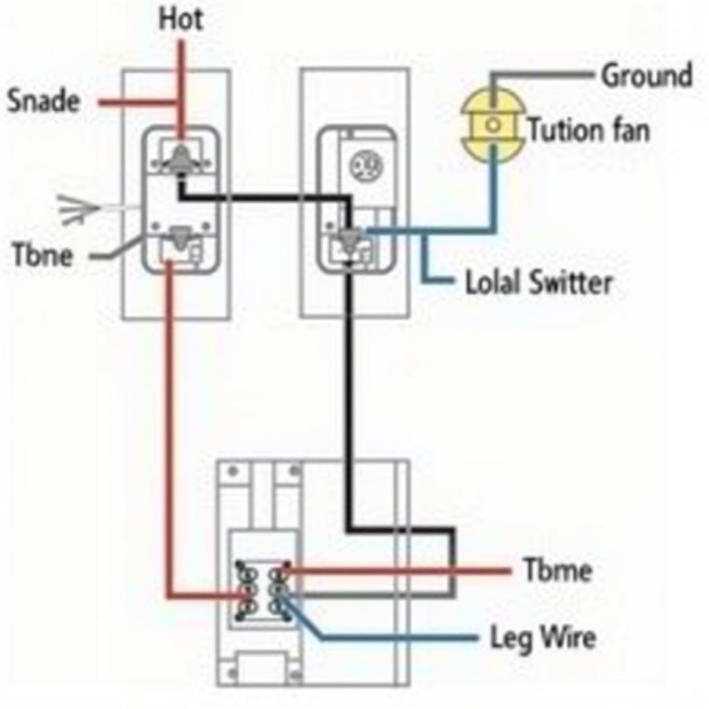 Bathroom Fan Wiring Diagram Components