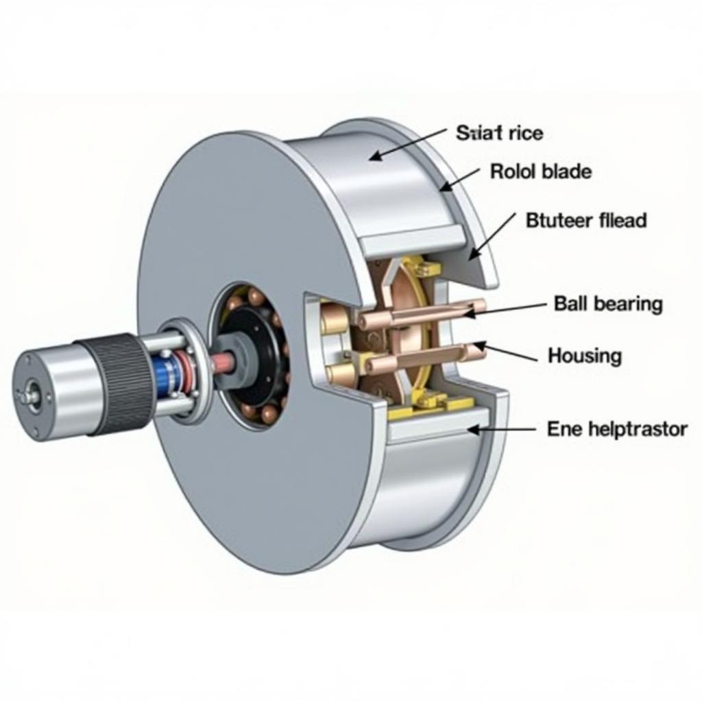 Bearing Fan YSA 206-2FK Components