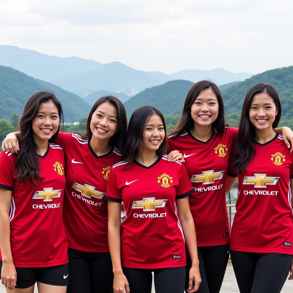 Beautiful MU Fans in Vinh Phuc