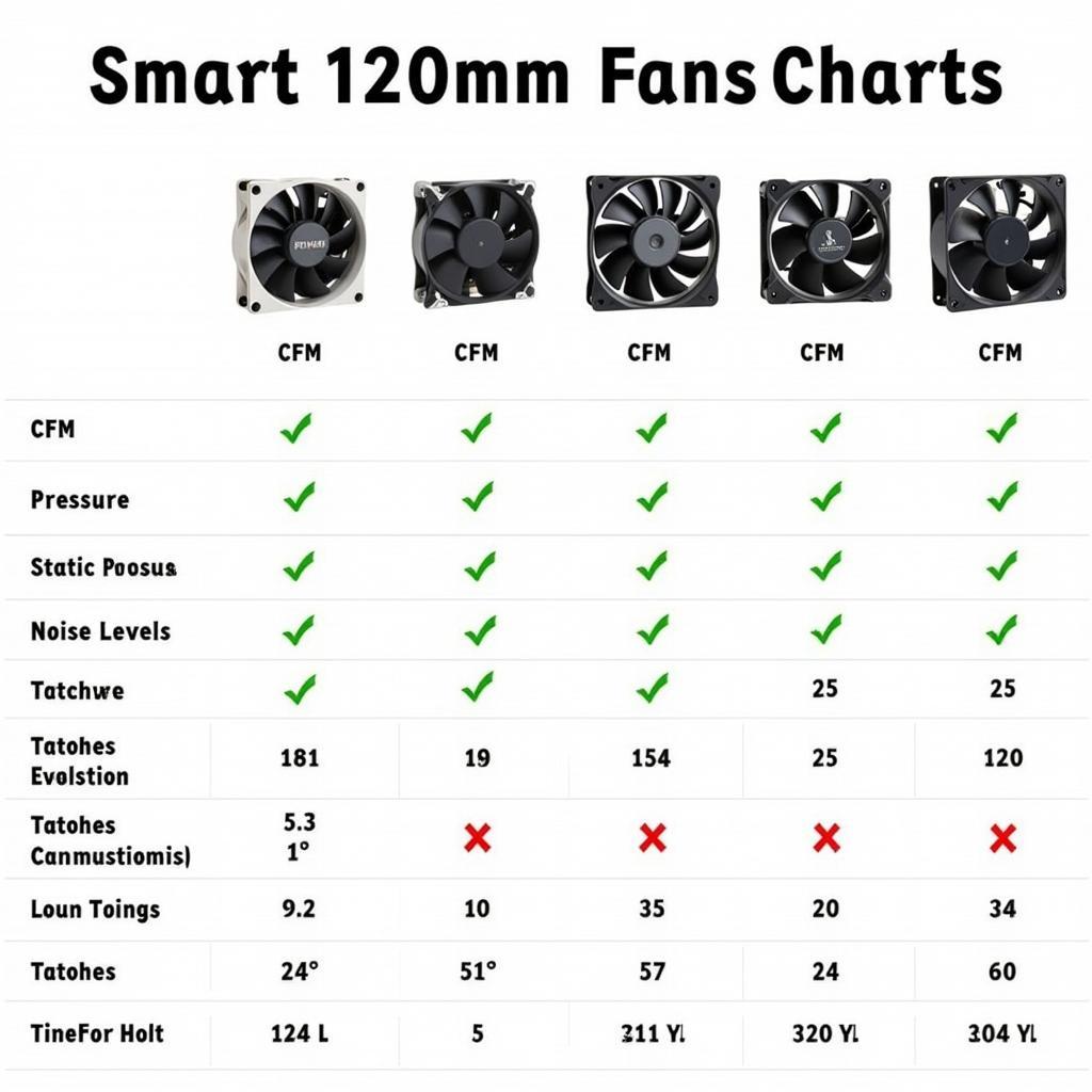 Best 120mm Case Fan Comparison Chart