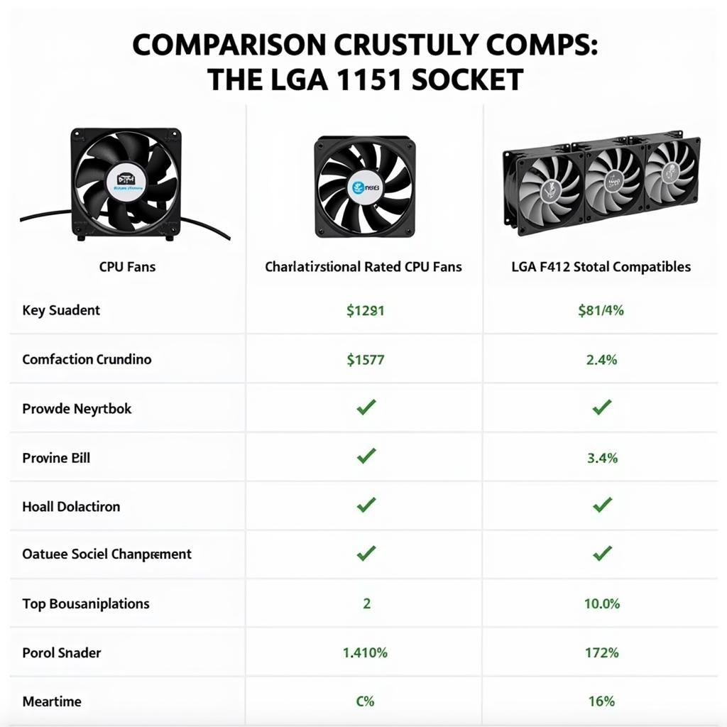 Best CPU Fan 1151 Comparison Chart