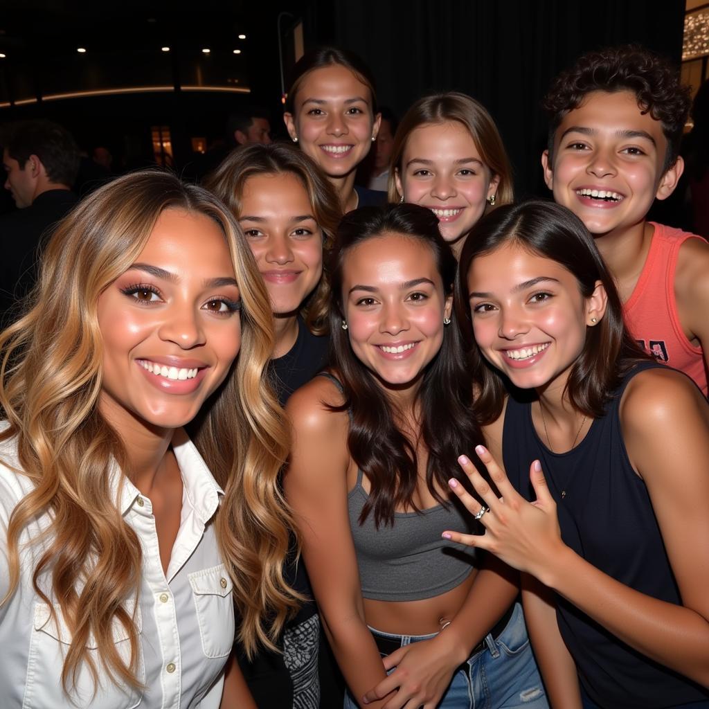 Beyoncé Interacting with Fans