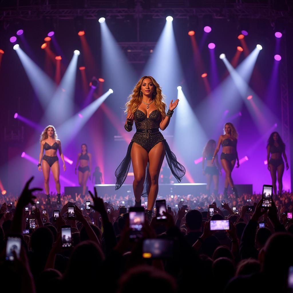 Beyoncé Performing on Stage