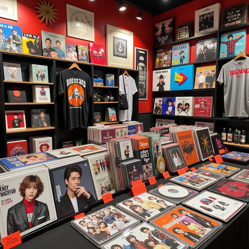 Big Bang Merchandise Display