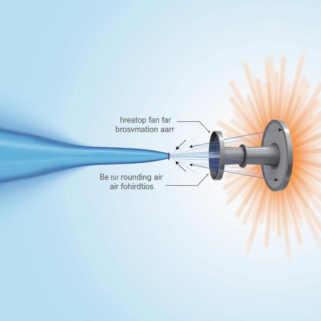 Bladeless Fan Airflow Visualization