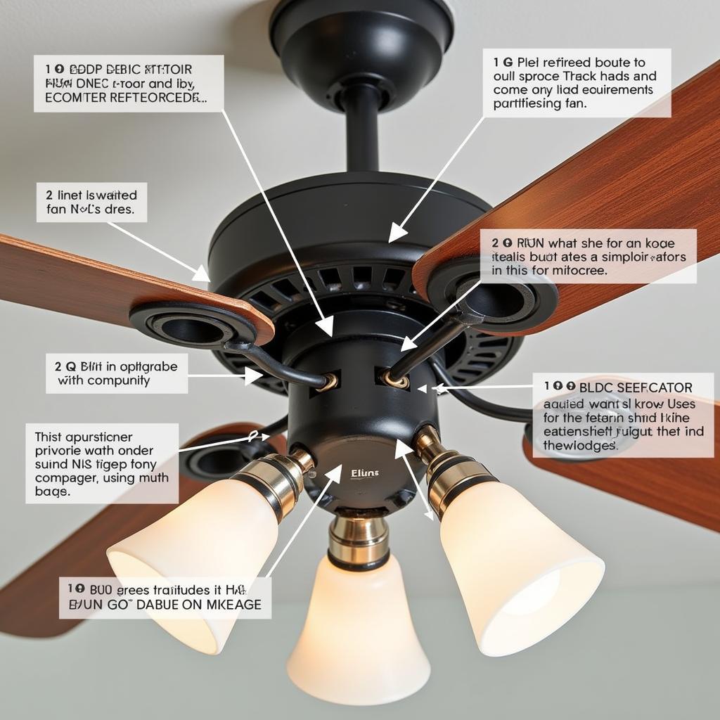 BLDC Motor in LED Ceiling Fan