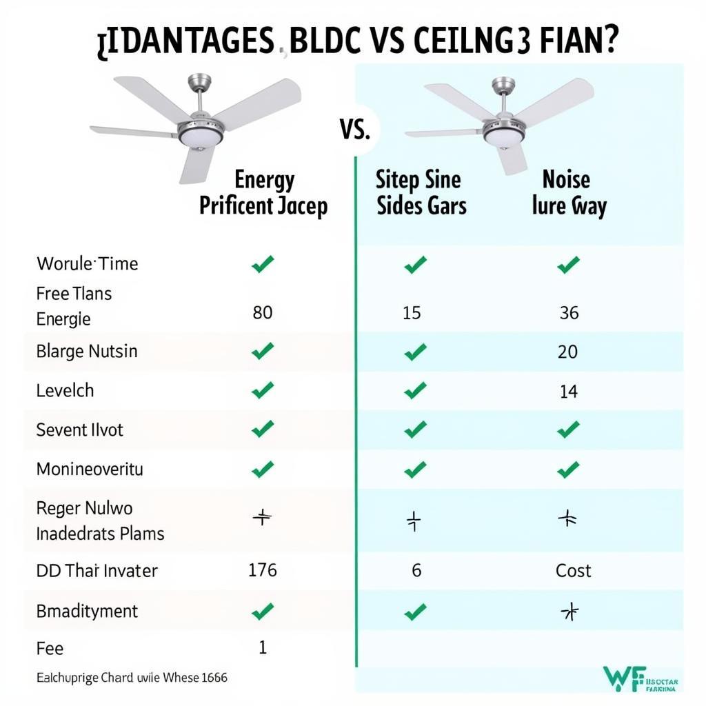 BLDC vs AC Ceiling Fan Comparison