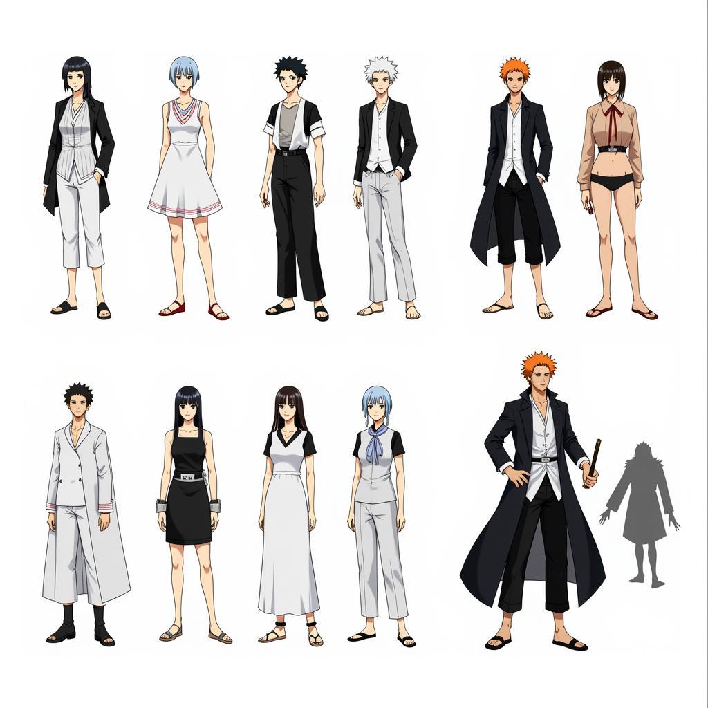 Bleach Fan Animation Character Design Exploration